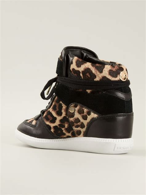 michael kors wedge sneakers women mercari cheetah